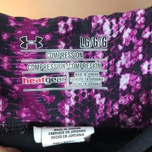 Women’s size large compression shorts UnderArmour